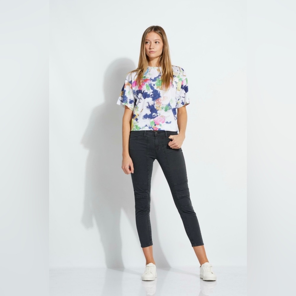 J Brand Ginger Mid-Rise Skinny Cropped